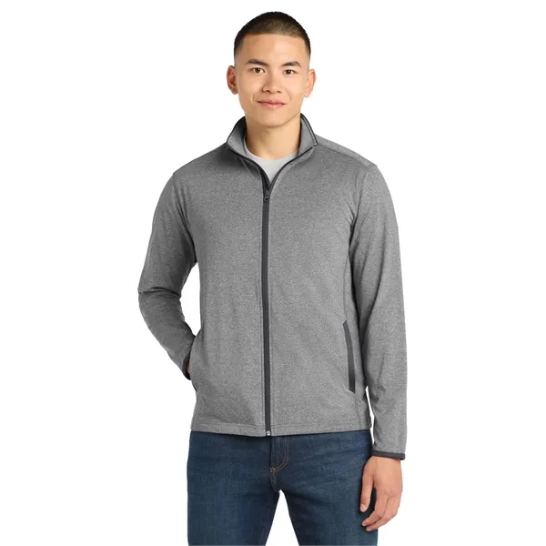 Sport-Tek Sport-Wick Stretch Contrast Full-Zip Jacket.... from ASI 84863 SanMar