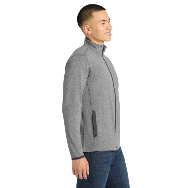 Sport-Tek Sport-Wick Stretch Contrast Full-Zip Jacket.... from ASI 84863 SanMar