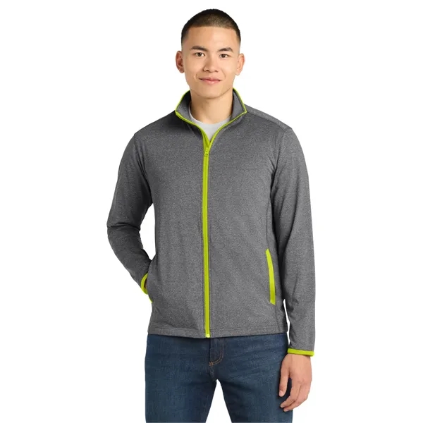 Sport-Tek Sport-Wick Stretch Contrast Full-Zip Jacket.... from ASI 84863 SanMar