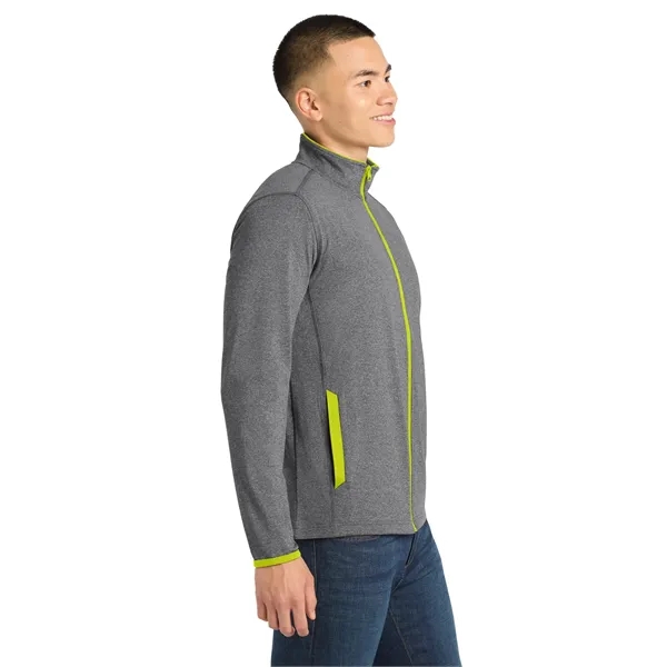 Sport-Tek Sport-Wick Stretch Contrast Full-Zip Jacket.... from ASI 84863 SanMar