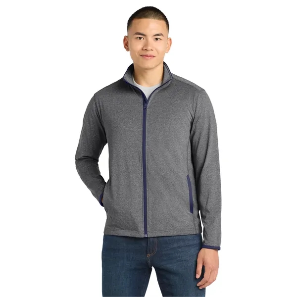Sport-Tek Sport-Wick Stretch Contrast Full-Zip Jacket.... from ASI 84863 SanMar