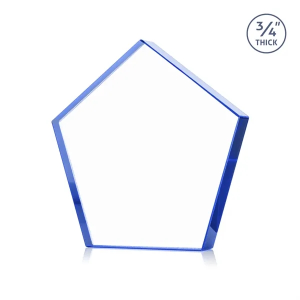 Item #AWARD DSV254-L Belmar Pentagon VividPrint™ Award - Blue