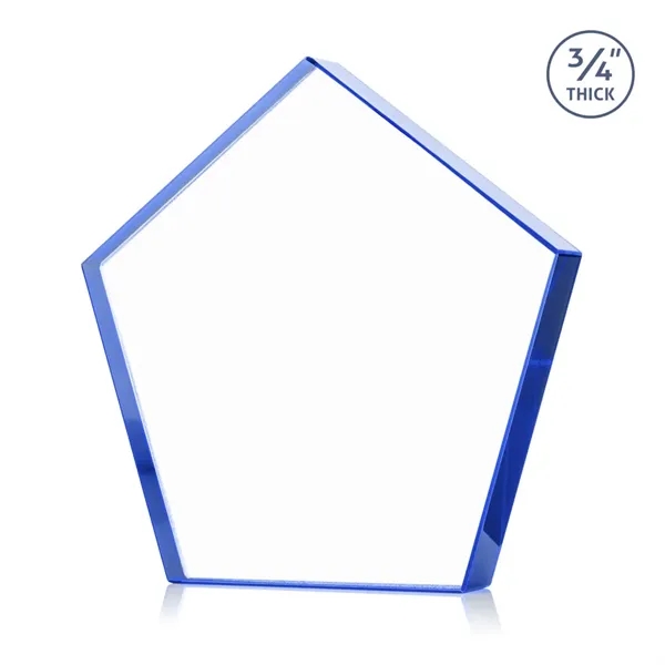 Item #AWARD DSS254-L Belmar Pentagon Award - Blue
