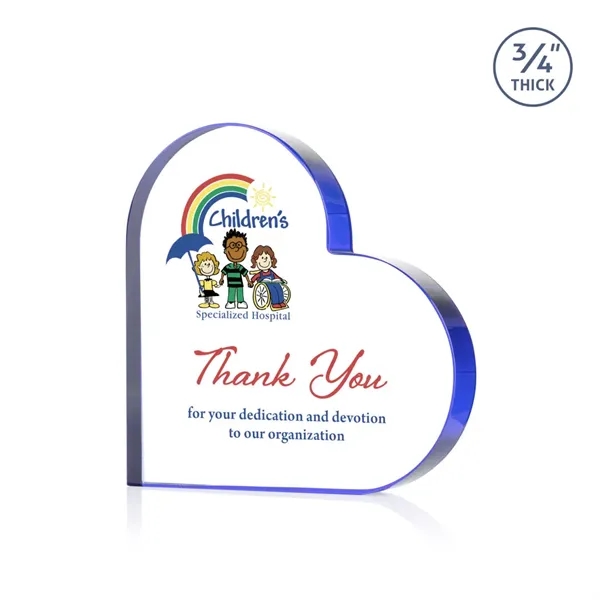 Davina Heart VividPrint™ Award - Blue... from ASI 84592 St Regis Group / St Regis