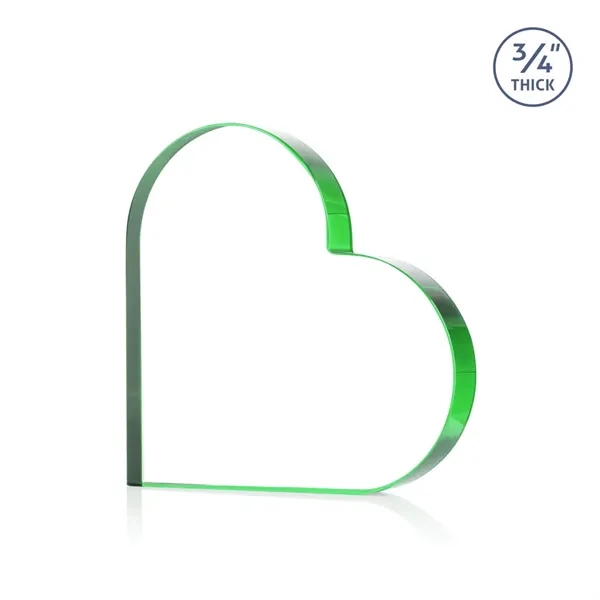 Davina Heart VividPrint™ Award - Green... from ASI 84592 St Regis Group / St Regis