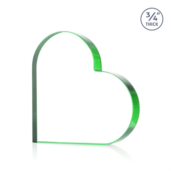 Davina Heart VividPrint™ Award - Green... from ASI 84592 St Regis Group / St Regis