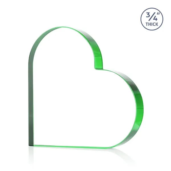 Davina Heart VividPrint™ Award - Green... from ASI 84592 St Regis Group / St Regis
