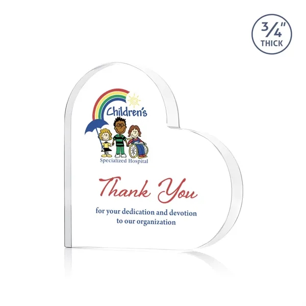 Davina Heart VividPrint™ Award - Clear... from ASI 84592 St Regis Group / St Regis