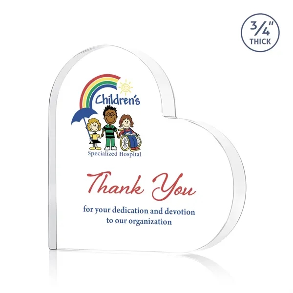 Davina Heart VividPrint™ Award - Clear... from ASI 84592 St Regis Group / St Regis