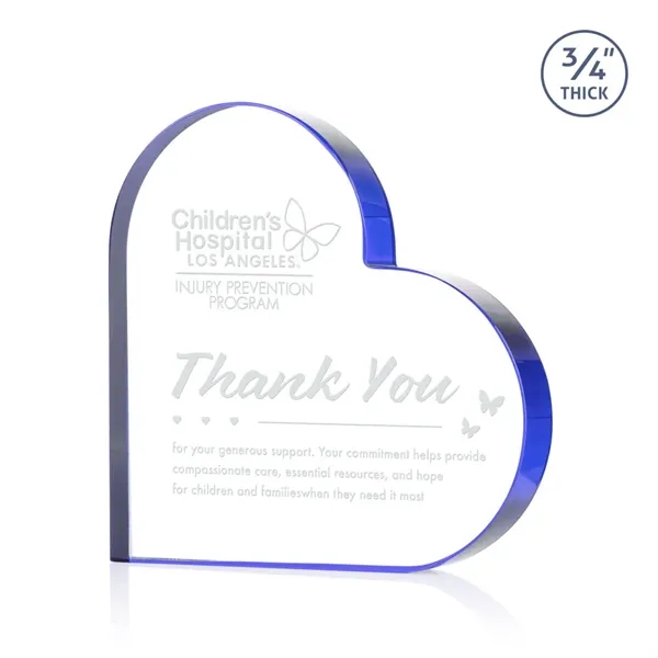 The Davina Heart Award is a freestanding, Starfire crystal award featuring... from ASI 84592 St Regis Group / St Regis