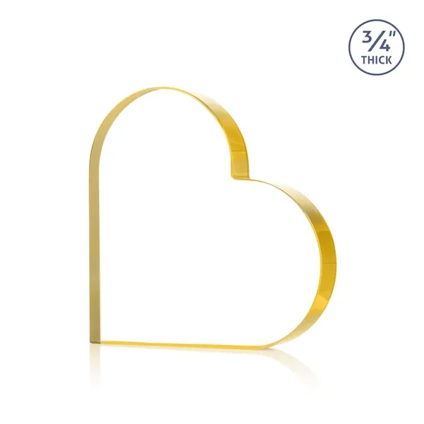 The Davina Heart Award is a freestanding, Starfire crystal award featuring... from ASI 84592 St Regis Group / St Regis