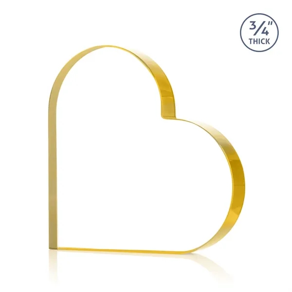 The Davina Heart Award is a freestanding, Starfire crystal award featuring... from ASI 84592 St Regis Group / St Regis