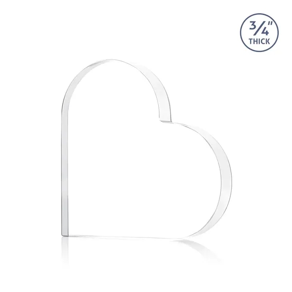 The Davina Heart Award is a freestanding, Starfire crystal award featuring... from ASI 84592 St Regis Group / St Regis