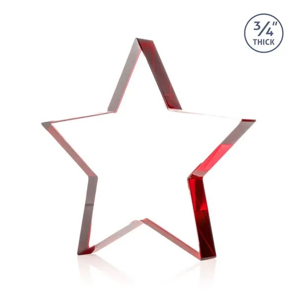 Esna Star VividPrint™ Award - Red... from ASI 84592 St Regis Group / St Regis