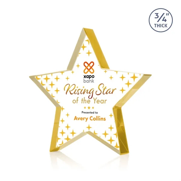 Esna Star VividPrint™ Award - Gold... from ASI 84592 St Regis Group / St Regis