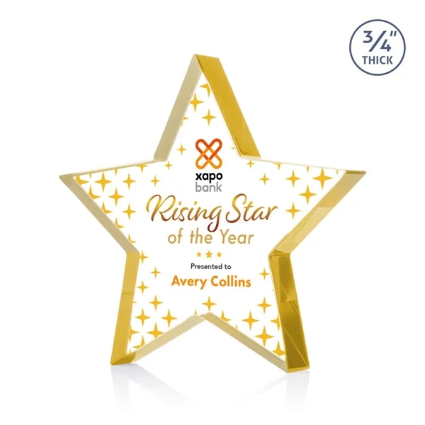 Esna Star VividPrint™ Award - Gold... from ASI 84592 St Regis Group / St Regis