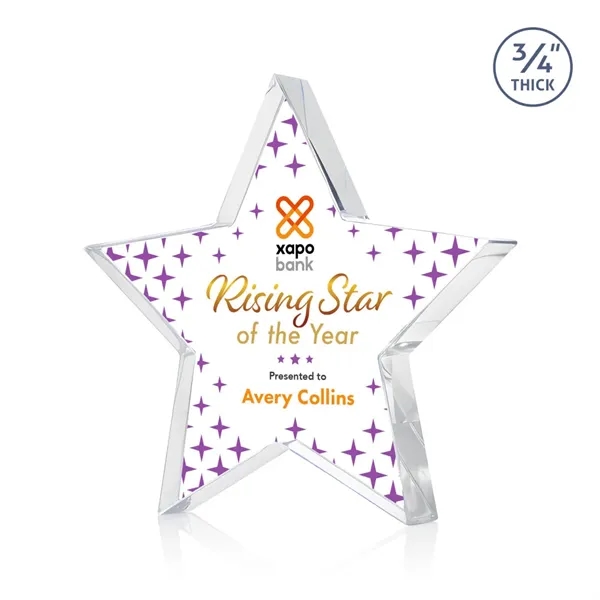 Esna Star VividPrint™ Award - Clear... from ASI 84592 St Regis Group / St Regis