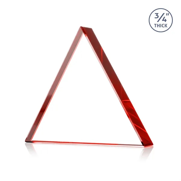 Item #AWARD DSS251-R Adler Triangle Award - Red