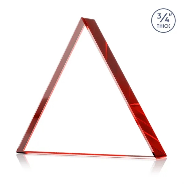 Item #AWARD DSS251-R Adler Triangle Award - Red