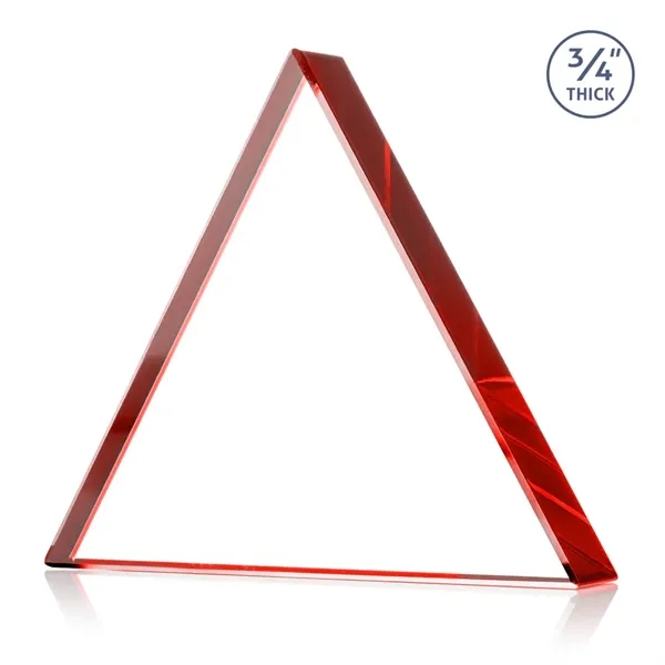 Item #AWARD DSS251-R Adler Triangle Award - Red