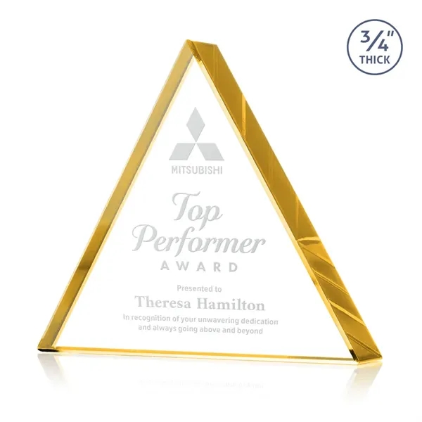 The Adler Triangle Award is crafted from premium Starfire crystal, delivering... from ASI 84592 St Regis Group / St Regis