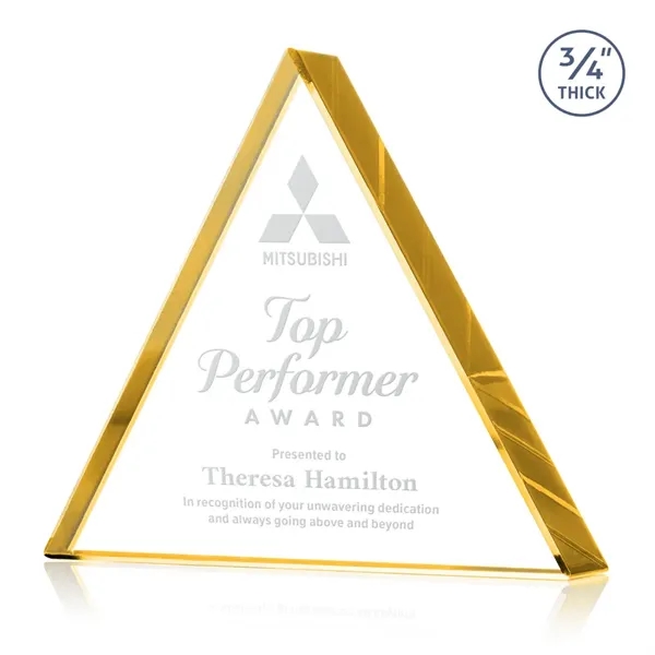 The Adler Triangle Award is crafted from premium Starfire crystal, delivering... from ASI 84592 St Regis Group / St Regis