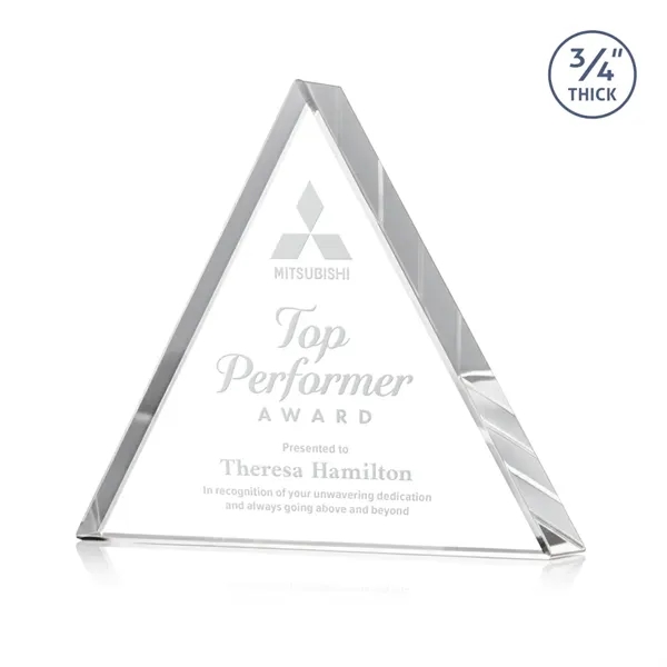 Item #AWARD DSS251 Adler Triangle Award - Clear