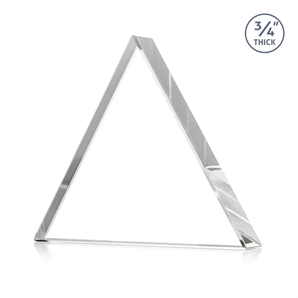 Item #AWARD DSS251 Adler Triangle Award - Clear