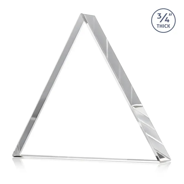 Item #AWARD DSS251 Adler Triangle Award - Clear