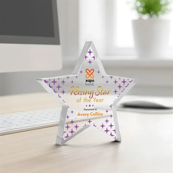 Esna Star VividPrint™ Award - Clear... from ASI 84592 St Regis Group / St Regis