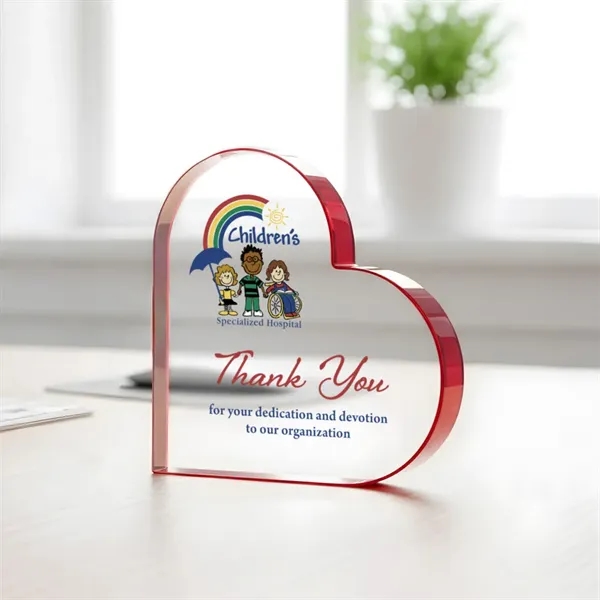 Davina Heart VividPrint™ Award - Red... from ASI 84592 St Regis Group / St Regis