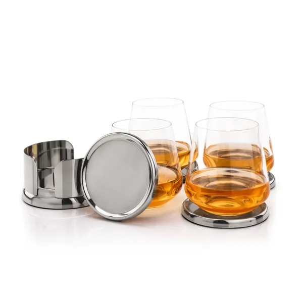 The Baldoni Coasters & On-the-Rocks Set combines modern elegance with everyday... from ASI 84592 St Regis Group
