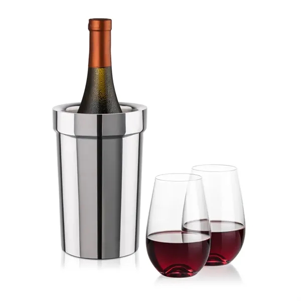 The Milano Wine Cooler & Wine Set combines sleek sophistication with... from ASI 84592 St Regis Group