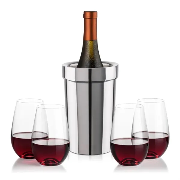 The Milano Wine Cooler & Wine Set combines sleek sophistication with... from ASI 84592 St Regis Group