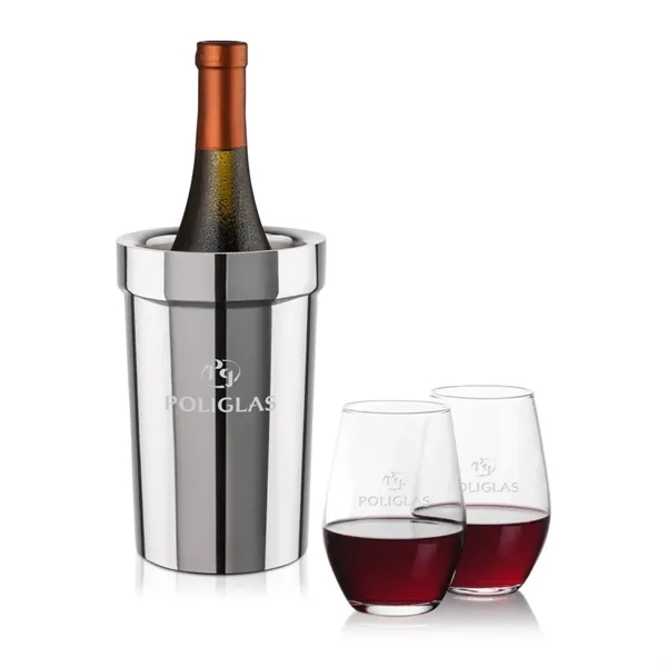 The Milano Wine Cooler & Wine Set combines sleek sophistication with... from ASI 84592 St Regis Group