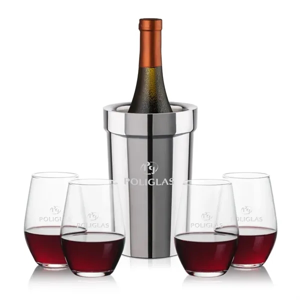 The Milano Wine Cooler & Wine Set combines sleek sophistication with... from ASI 84592 St Regis Group