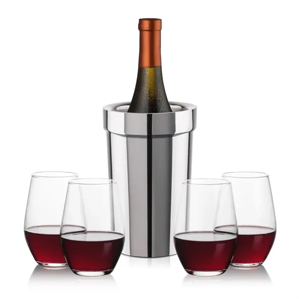 The Milano Wine Cooler & Wine Set combines sleek sophistication with... from ASI 84592 St Regis Group