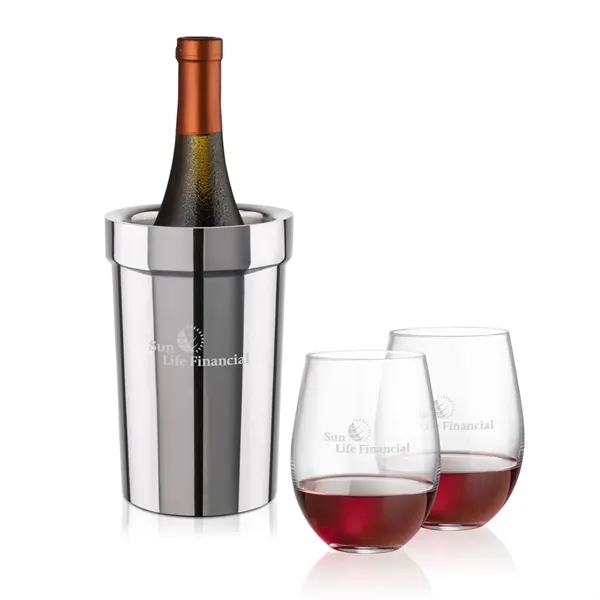 The Milano Wine Cooler & Wine Set combines sleek sophistication with... from ASI 84592 St Regis Group