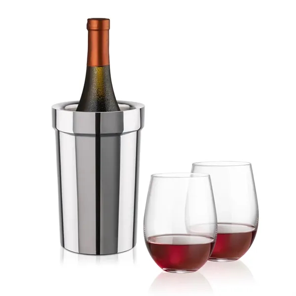 The Milano Wine Cooler & Wine Set combines sleek sophistication with... from ASI 84592 St Regis Group