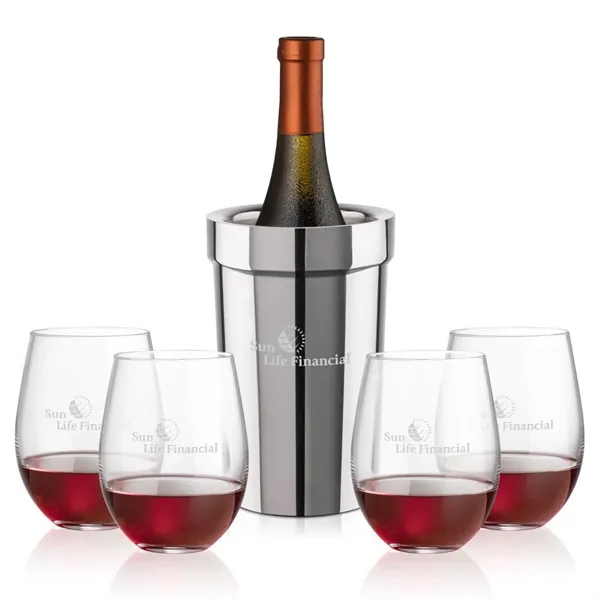 The Milano Wine Cooler & Wine Set combines sleek sophistication with... from ASI 84592 St Regis Group