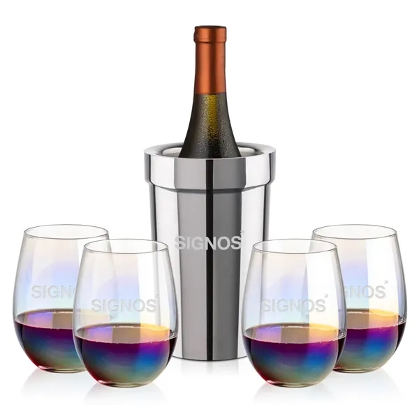 The Milano Wine Cooler & Wine Set combines sleek sophistication with... from ASI 84592 St Regis Group