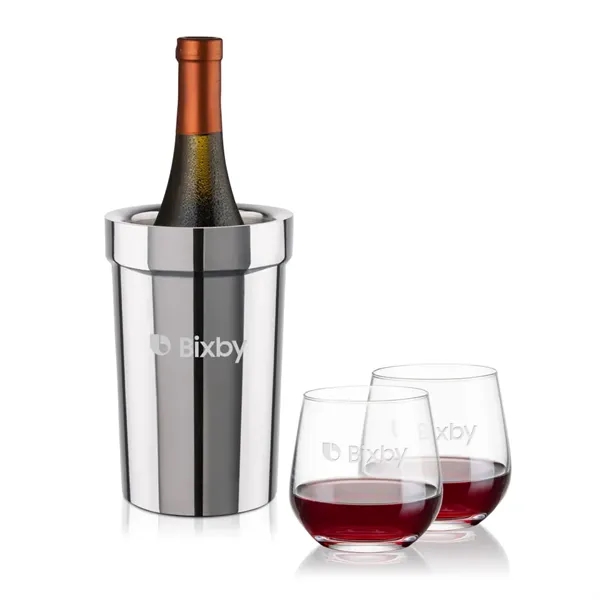 The Milano Wine Cooler & Wine Set combines sleek sophistication with... from ASI 84592 St Regis Group