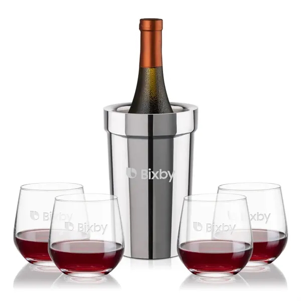 The Milano Wine Cooler & Wine Set combines sleek sophistication with... from ASI 84592 St Regis Group