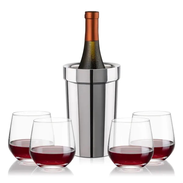 The Milano Wine Cooler & Wine Set combines sleek sophistication with... from ASI 84592 St Regis Group