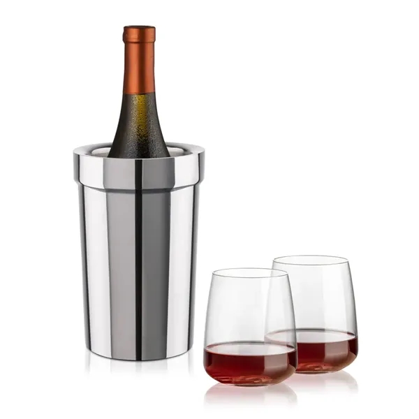 The Milano Wine Cooler & Wine Set combines sleek sophistication with... from ASI 84592 St Regis Group