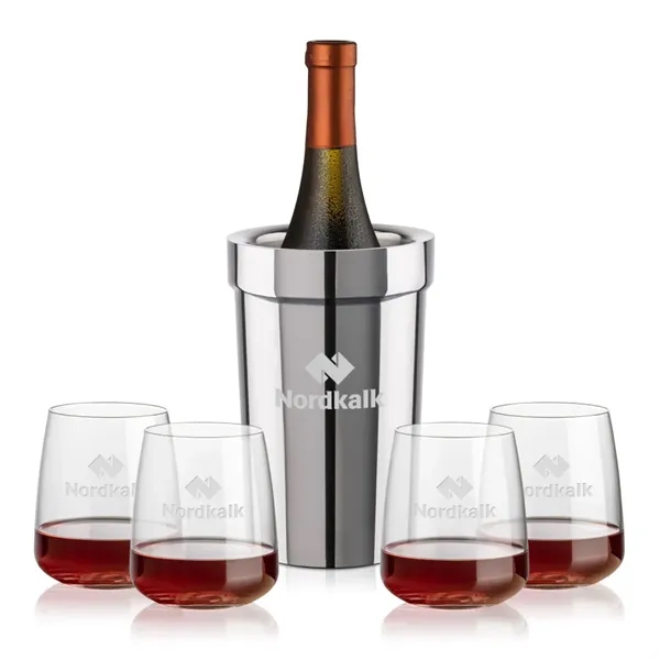 The Milano Wine Cooler & Wine Set combines sleek sophistication with... from ASI 84592 St Regis Group