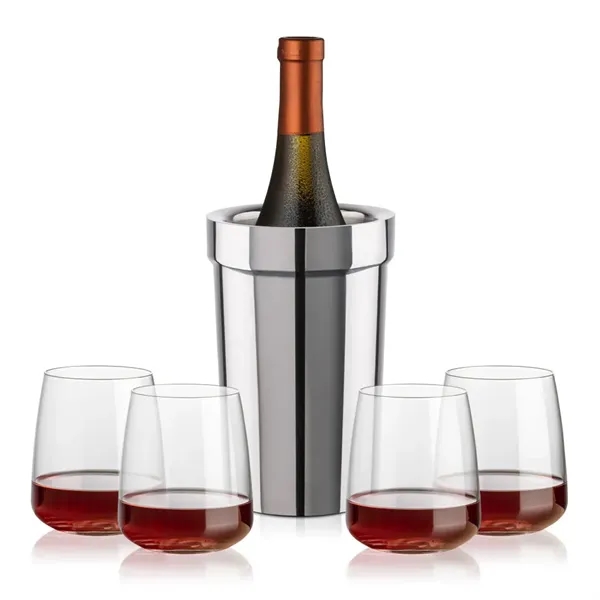 The Milano Wine Cooler & Wine Set combines sleek sophistication with... from ASI 84592 St Regis Group