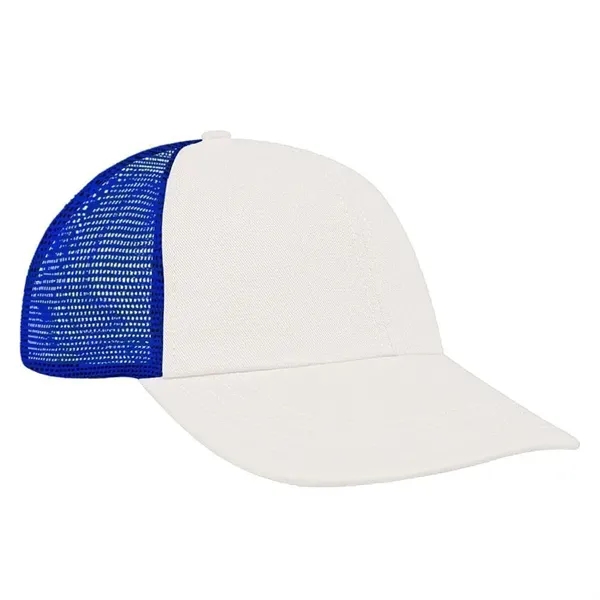 Order Custom Unstructured "Dad", Brushed Twill/Mesh, Snapback Baseball Caps. American Made... from ASI 73775 Unionwear