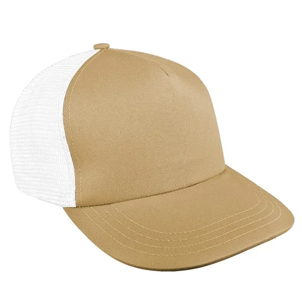 Order Custom Low Crown 5 Panel, Brushed Twill/Mesh, Velcro Strap Baseball... from ASI 73775 Unionwear