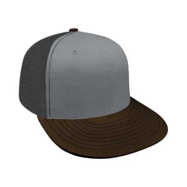 Order Custom Lowstyle Structured, Velcro Strap, Brushed Twill/Mesh Baseball Caps Union... from ASI 73775 Unionwear